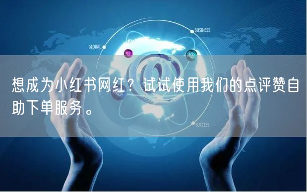 想成为小红书网红?试试使用我们的点评赞自助下单服务。