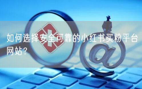 如何选择安全可靠的小红书买粉平台网站?