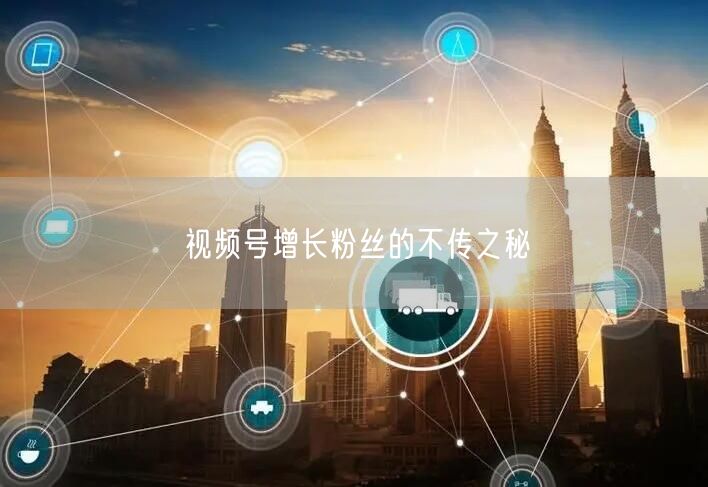 视频号增长粉丝的不传之秘